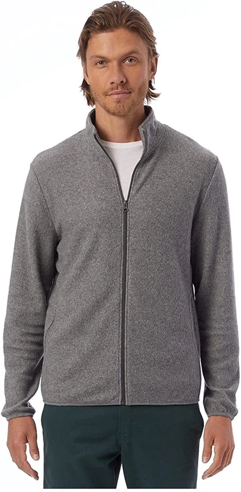 Chaqueta con cremallera completa Hanes Alternative Eco Teddy 3262RT para hombre Foto 1 de 4