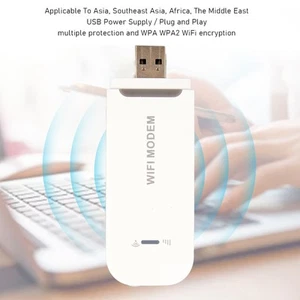 4G WiFi Router 150Mbps High Speed SIM Card Slot 10 Users Share Portable 4G LT FY - Afbeelding 1 van 28