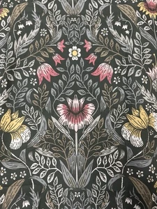 2 fundas de almohada IKEA Karrdunort Full Queen verde floral estilo William Morris - Imagen 1 de 7