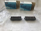 PECO (KNR-7 ) N GAUGE PAIR OF 15ft TUBE WAGONS WITH SLEEPERS  - BOXED