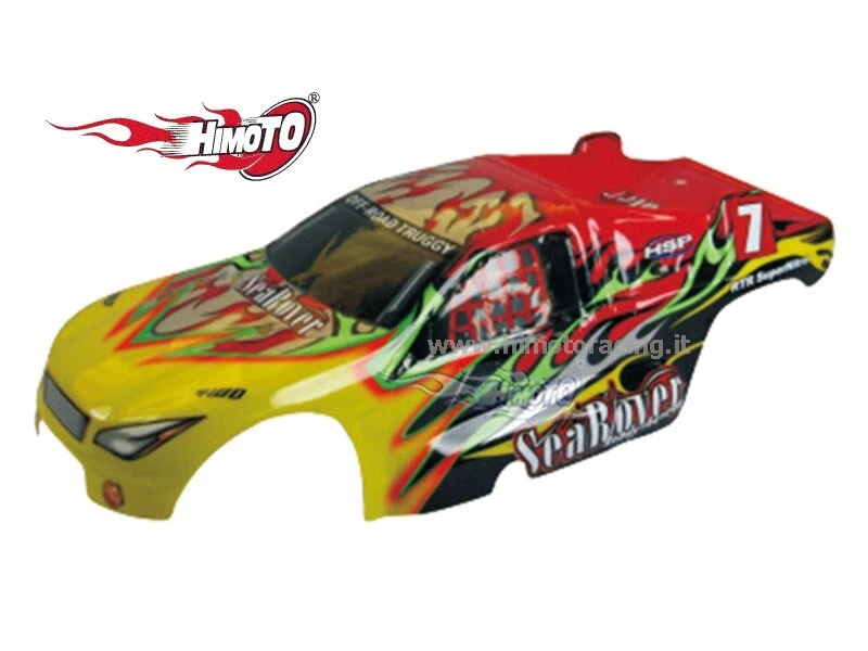 08502 CARROZZERIA COMPLETA VERNICIATA TRUGGY OFF ROAD 1:8 BODY SHELL HIMOTO - Immagine 1 di 1