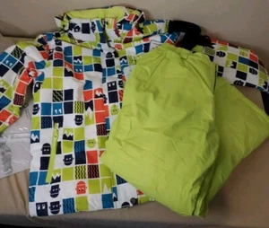 MUTUSNOW Waterproof Boys Snow Suit Windproof INSULATED SIZE 12 NWT - Picture 1 of 17
