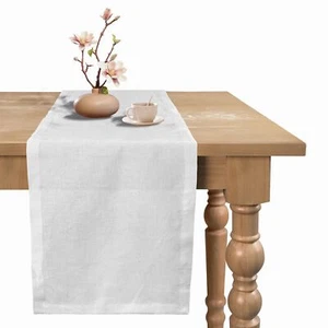 100% Pure Linen Table Runner - 14 x 72 Inch Dresser Scarf for Farmhouse Dinin... - Picture 1 of 6