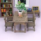 1:12th Scale Dolls House Miniature Vintage Table Chairs Living Room Furniture US