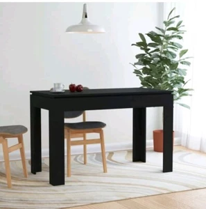 Kitchen Dining Table black 120x60x76 - Picture 1 of 2