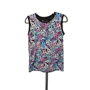 Tokidoki Womens Mermicornos Mermaid Unicorn Print Tank Top Size M Kawaii - Picture 1 of 5