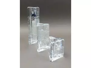 Juego de 3 velas de vidrio Iittala Timo Sarpaneva Finlandia archipiélago - Imagen 1 de 7
