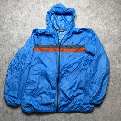 Simms Ultralight Windbreaker Mens XL Blue Pullover Pertex Quantum Nylon Full Zip - Image 1 of 4