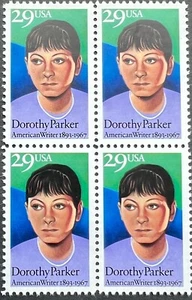 Scott#: 2698 - Literary Arts Issue Dorothy Parker 29¢ 1992 SV Block of 4 MNHOG - Picture 1 of 1