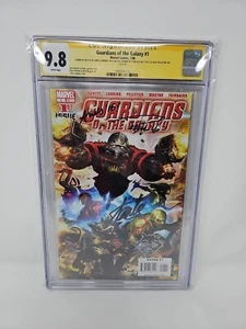 CGC 9.8 SS Guardians of the Galaxy #1 signed Stan Lee Pelletier & Lanning+Sketch - Picture 1 of 8