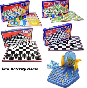 Traditional Board Games Ludo,chess,draught,snakesAnd Ladders,Bingo,sea battle - Picture 1 of 45