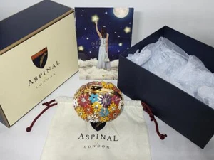 Aspinal Embellished Floral Egg Clutch Multi Coloured Enamel - Picture 1 of 5