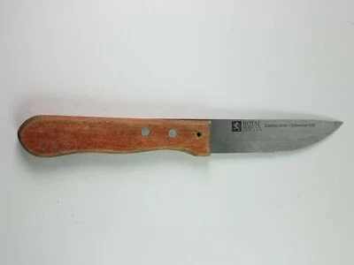 Cuchillo para carne Royal Norfolk Cubiertos Acero inoxidable Apto para lavavajillas Mango de madera Foto 1 de 3