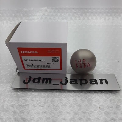 HONDA GENUINE CIVIC TYPE R 6-SPEED MT STAINLESS SHIFT KNOB OEM New 54102-SMT-E01 - Image 1 of 4