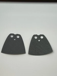 Lego X2 Dark Bluish Gray Minifigure Cape Cloth, - Starched Fabric - 4.0CM B#33 - Picture 1 of 1