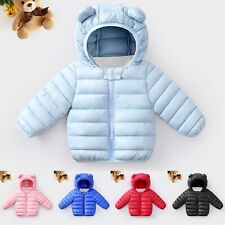 Unisex Winter Girl boy infant Baby Toddler kid Warm Cotton-padded Coat Outerwear