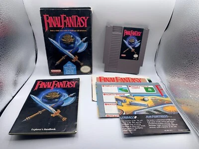 Final Fantasy (Nintendo NES, 1990) Complete with Both Maps **Free Canadian Ship! - Image 1 of 4