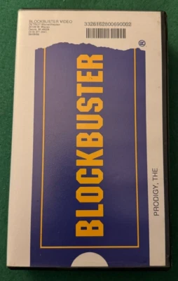 Blockbuster Video VHS Clamshell Case⭐ The Prodigy (1999) Jeremy Isaiah Earl - Image 1 of 3