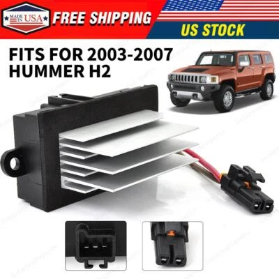 19331830 Heater Blower Motor Resistor Control Module For 2003-2007 HUMMER H2 6.0 - Image 1 of 4