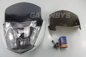 New For Yamaha YBR125 14-17 Headlight 12V Bulb Fairing Screen WHITE Cowling YBR - Picture 1 of 12