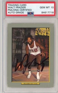 Baloncesto Topps Turkey Red #238 2006-07 Walt Frazier PSA/DNA 10 autógrafo Salón de la fama - Imagen 1 de 2