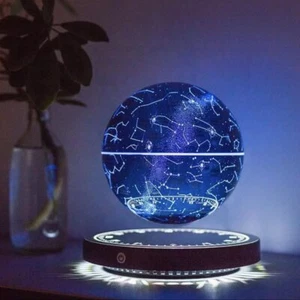 Magnetic Levitation Globe Levitating Lamp LED Earth Floating Lights Room Lamp - Picture 1 of 10