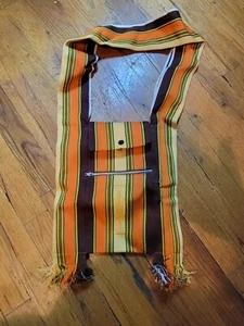 Hand Crafted Wool Knit Boho Hippie Bag Easter School Weaving Room - Picture 1 of 4
