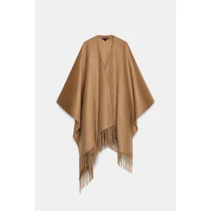 ZARA LONG CAPE aus Wolle mit Fransen - Bild 1 von 5