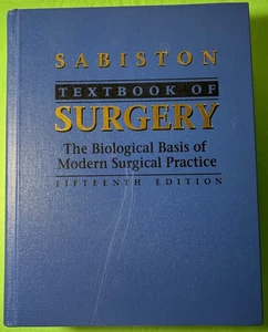 🔥 Sabiston Textbook Of Surgery 15th Edition ISBN 0721658873 Hardcover 2318 pg - Picture 1 of 8