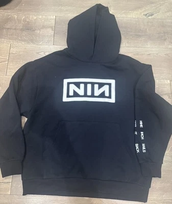 2025  Nine Inch Nails Peel It Back Tour XL BLACK Hoodie Metal NIN NWOT  - Image 1 of 4