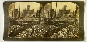 SV023_110 Stereoview The Great Chicago Fire 1871 - Picture 1 of 1