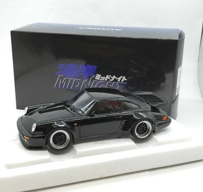 AUTOart 1/18 Porsche 911 930 Turbo Wangan Midnight Blackbird Modellino 78156 - Immagine 1 di 4
