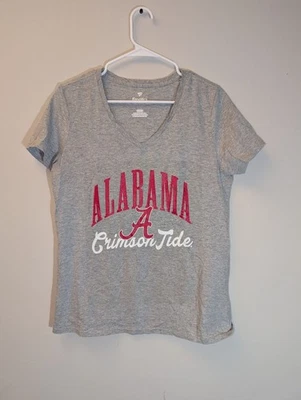 Camiseta de manga corta Fanatics Gris Alabama Crimson Tide M para mujer Foto 1 de 4