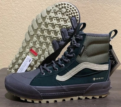 Botas impermeables VANS Sk8-Hi MTE Gore-Tex GTX para hombre 5,5/mujer 7 escarabajo/hoja de uva Foto 1 de 4