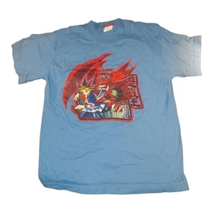 YU-GI-OH! Blue Red Dragon Graphic T-Shirt Vintage 1996 Size Youth Small - Picture 1 of 3