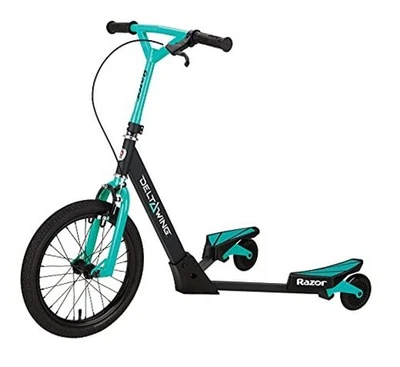  Scooter DeltaWing negro/verde menta, talla única Foto 1 de 4
