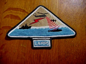 LAMPS Vintage SUBMARINE PATCH Modern Warfare for NUCLEAR SUB CREW - Picture 1 of 2