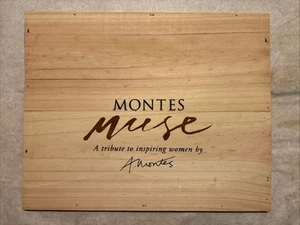 1 Rare Wine Wood Panel Montes Muse Chile Vintage CRATE BOX SIDE 6/25 665a - Picture 1 of 2