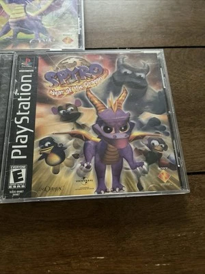 Spyro Año del Dragón PS1 Completo Etiqueta Negra Sony PlayStation 1 2000 Foto 1 de 2
