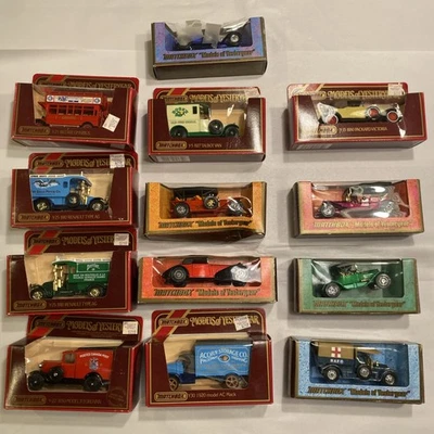 Vintage Lot Of 13 Matchbox Models Of Yesteryear Mixed Lot Some Box Damage/Opened - Image 1 of 4