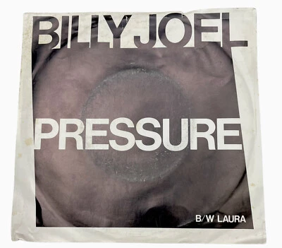 Billy Joel Pressure / Laura Vinyl Record 7” 45 RPM BA 222984 MX201940 CBS 1982 - Image 1 of 4