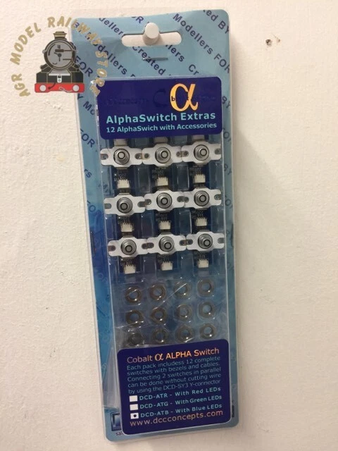 DCC Concepts DCD-ATB Cobalt Alpha Switch Add on Pack (12 x Blue) - Image 1 of 1