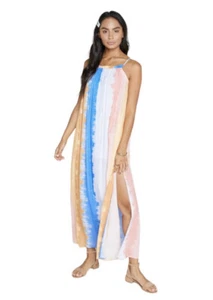 Sadie & Sage light weight Multicolor maxi dress M beach vacation lined cruise - Picture 1 of 14