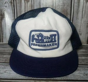 Vintage Paper Maker Trucker Mütze Kappe (T2 - Bild 1 von 5
