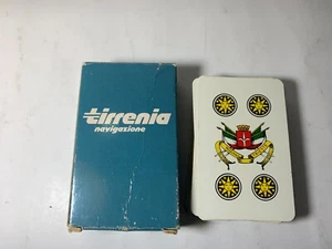 CARTE DA GIOCO MODIANO / 40 CARTE NAPOLETANE /TIRRENIA NAVIGAZIONE - Foto 1 di 4