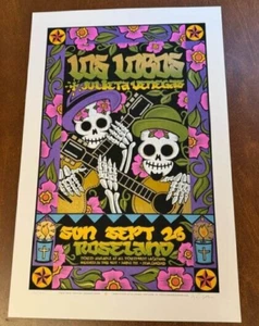Gary Houston Los Lobos Poster Silkscreen Art Print Portland 2004 Oregon S/# 245 - Picture 1 of 6
