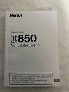 Nikon D850 Manuale dell'Uso ~ Versione Spagnola Espanol - Foto 1 di 1