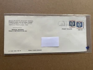 US 1986 Official Cover (34) +Bi-Value Franking #O130+O135=37C Rate +Neat Usage - Picture 1 of 3