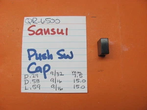 📈SANSUI PUSH SWITCH CAP QX-6500 QX-4500 STEREO RECEIVER - Picture 1 of 1