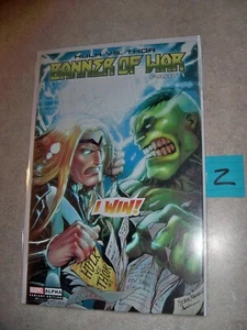 HULK vs. THOR - BANNER OF WAR ALPHA #1 (TYLER KIRKHAM EXCLUSIVE) Comic Book - Picture 1 of 9